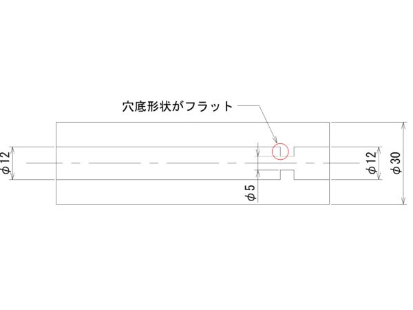 穴底形状変更によるコストダウン・リードタイム短縮 | 試作・量産 スピード切削加工.com