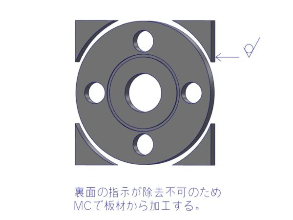 丸形状品の加工における端面指示の変更で実現するコストダウン | 精密切削 スピード加工センター.com